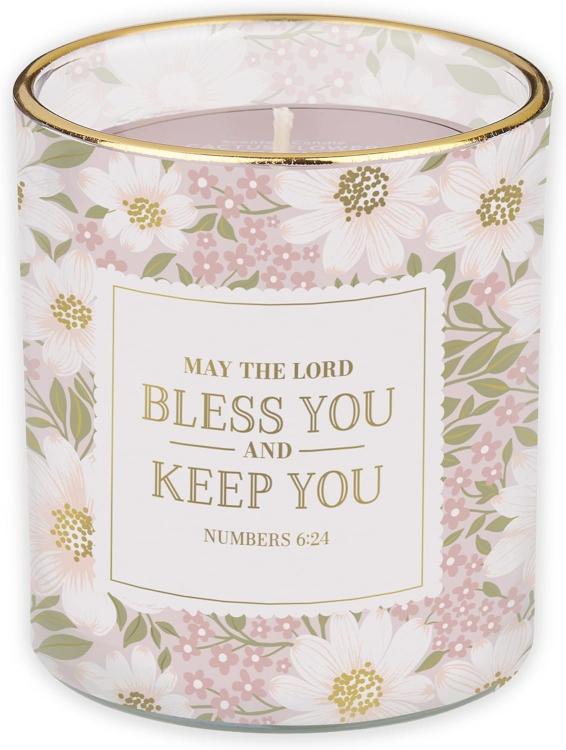 1220000722064 Bless And Keep You Cactus Blossom And Coconut Scented Candle In Glass Jar N