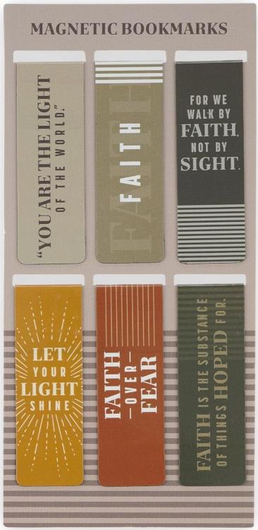 6006937174580 Faith And Light Magnetic Bookmark Set