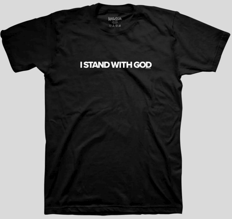 612978661222 Kerusso I Stand With God (Medium T-Shirt)