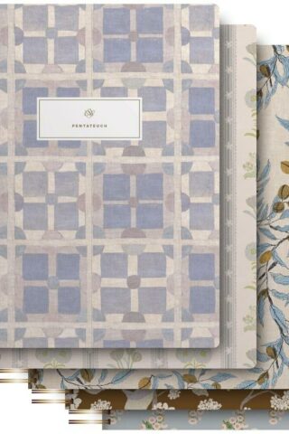 9798874903039 Spiral Bound Journaling Bible Five Volume Set Cover Artwork By Lulie Wallac