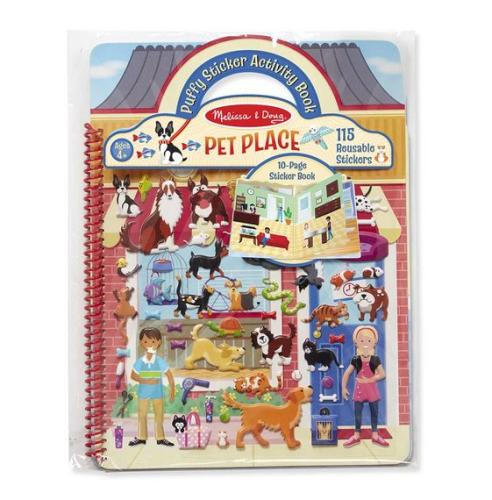 000772094290 Puffy Sticker Activity Book Pet Place