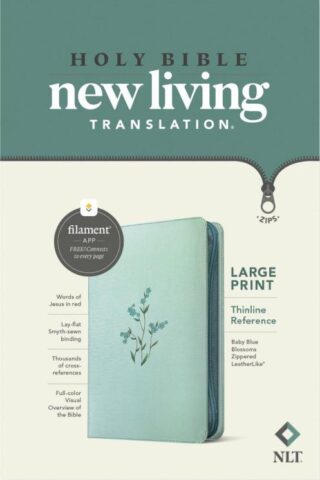9781496490001 Large Print Thinline Reference Bible Filament Enabled Edition