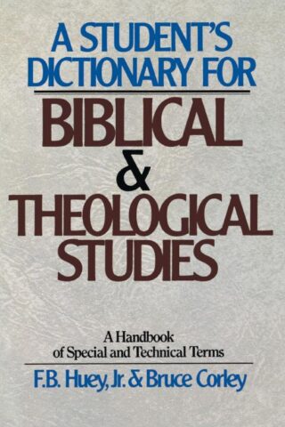 9780310459514 Students Dictionary For Biblical Theological Studies