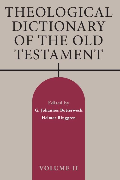 9780802882967 Theological Dictionary Of The Old Testament Volume 2